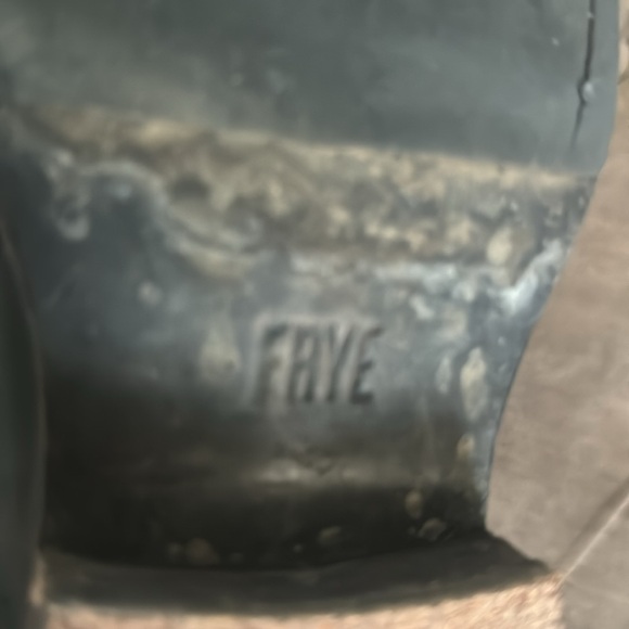 Frye black leather boots 9.5 - Picture 5 of 7